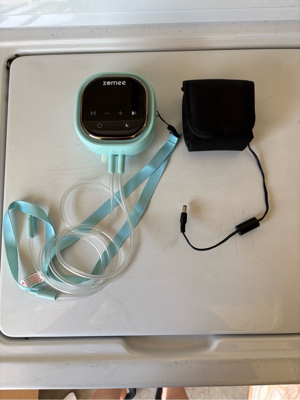 Zomee Portable Breast Pump - Mint
